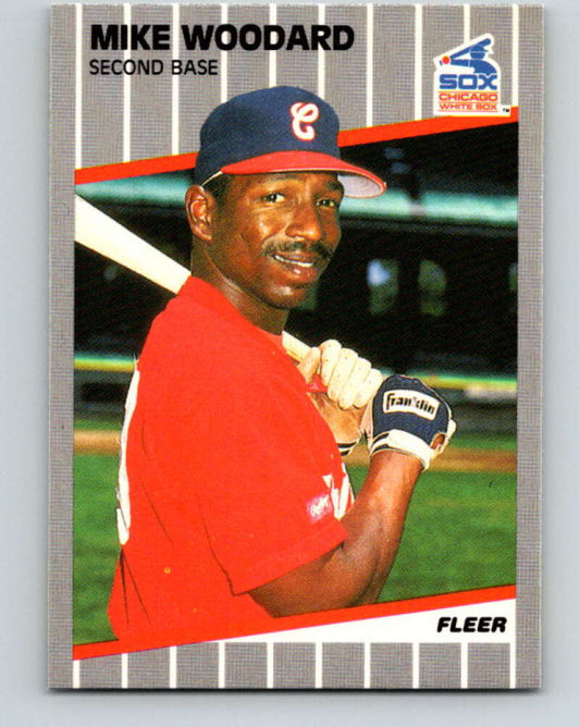 1989 Fleer #513 Mike Woodard Mint Chicago White Sox