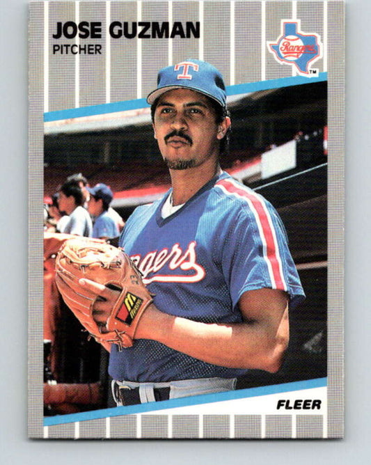 1989 Fleer #520 Jose Guzman Mint Texas Rangers