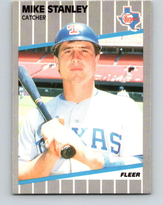 1989 Fleer #533 Mike Stanley Mint Texas Rangers