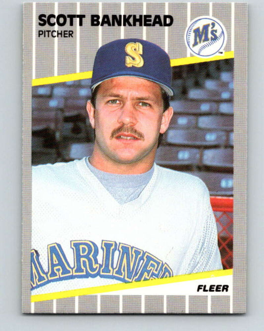 1989 Fleer #539 Scott Bankhead Mint Seattle Mariners