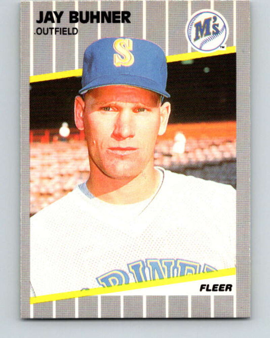 1989 Fleer #542 Jay Buhner Mint Seattle Mariners