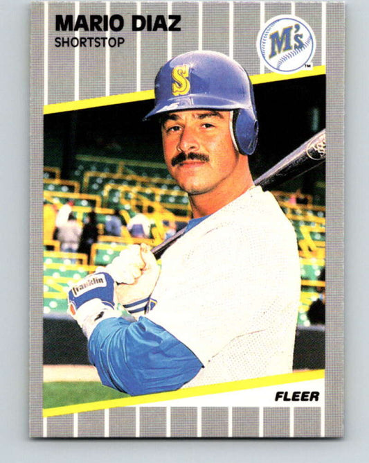 1989 Fleer #547 Mario Diaz Mint Seattle Mariners