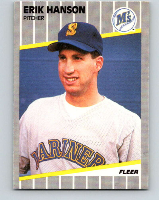 1989 Fleer #549 Erik Hanson Mint RC Rookie Seattle Mariners