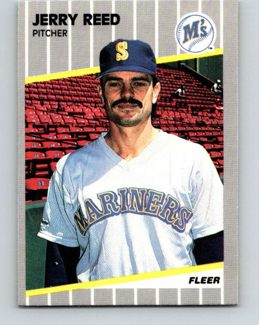 1989 Fleer #557 Jerry Reed Mint Seattle Mariners