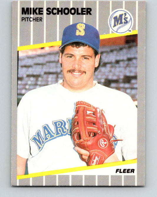 1989 Fleer #559 Mike Schooler Mint Seattle Mariners
