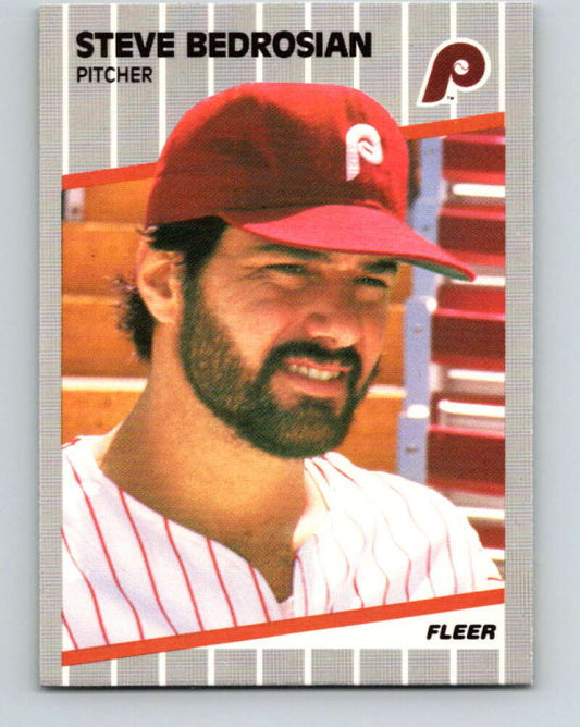 1989 Fleer #562 Steve Bedrosian Mint Philadelphia Phillies