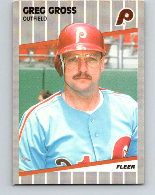 1989 Fleer #568 Greg Gross Mint Philadelphia Phillies