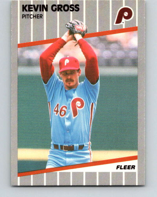 1989 Fleer #569 Kevin Gross Mint Philadelphia Phillies
