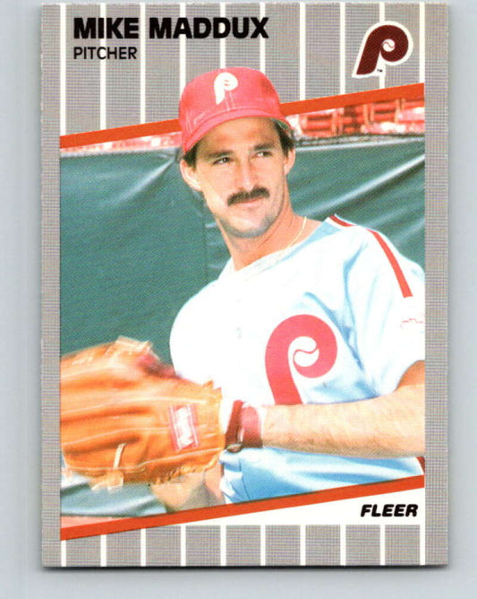 1989 Fleer #576 Mike Maddux Mint Philadelphia Phillies