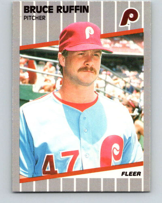1989 Fleer #580 Bruce Ruffin Mint Philadelphia Phillies