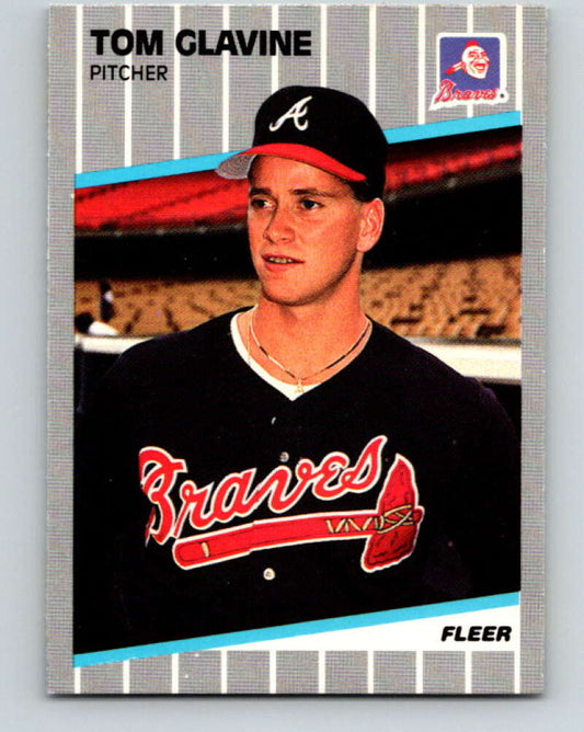 1989 Fleer #591 Tom Glavine Mint Atlanta Braves