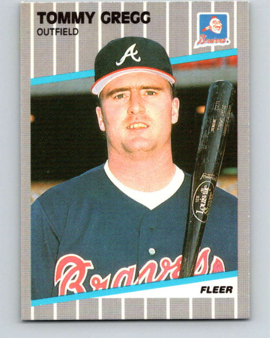 1989 Fleer #592 Tommy Gregg Mint Atlanta Braves