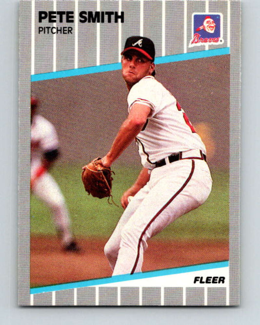 1989 Fleer #600 Pete Smith Mint Atlanta Braves