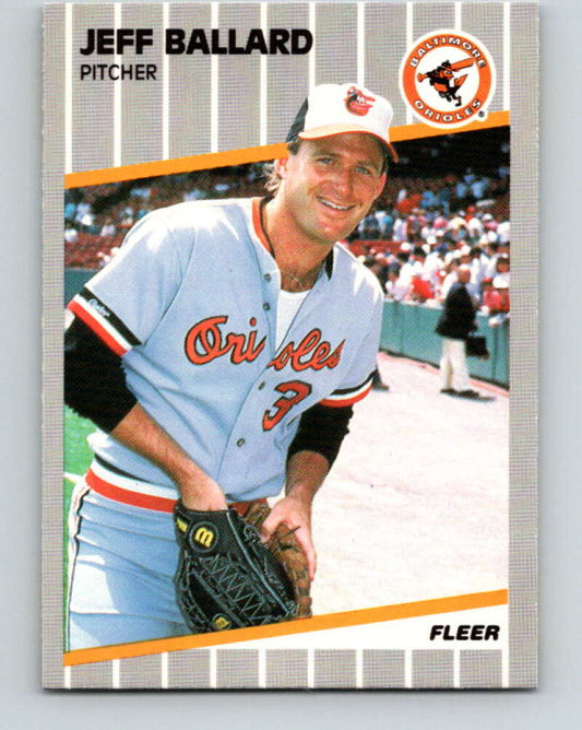 1989 Fleer #607 Jeff Ballard Mint Baltimore Orioles