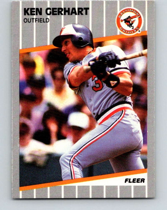 1989 Fleer #609 Ken Gerhart Mint Baltimore Orioles