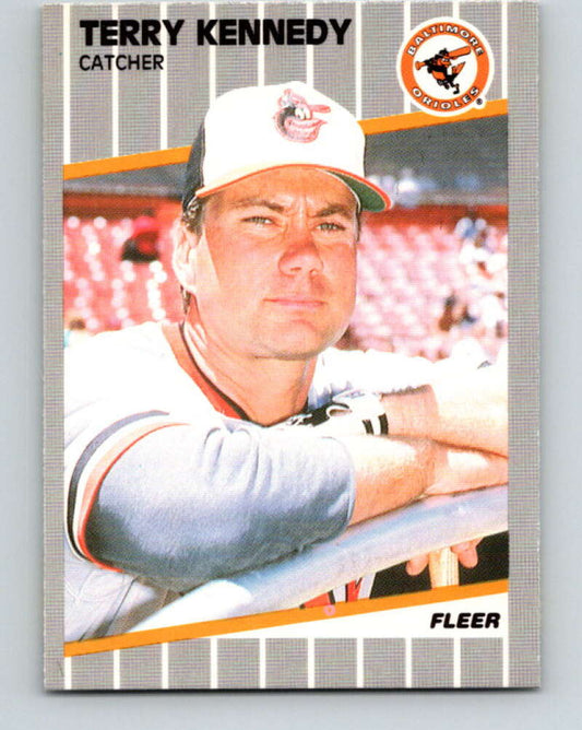 1989 Fleer #610 Terry Kennedy Mint Baltimore Orioles