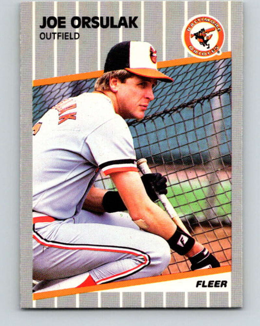 1989 Fleer #614 Joe Orsulak Mint Baltimore Orioles