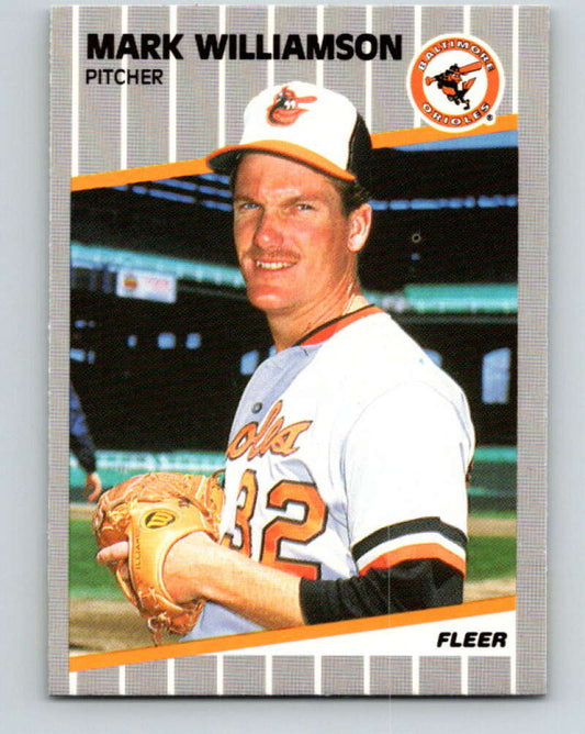 1989 Fleer #626 Mark Williamson Mint Baltimore Orioles