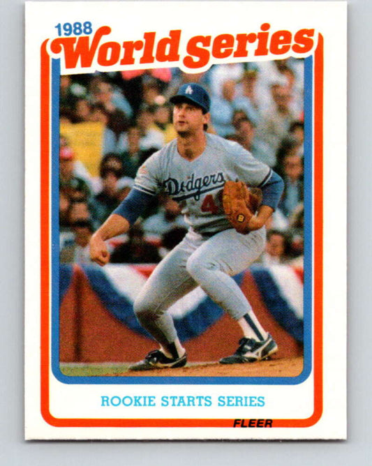 1989 Fleer World Series Glossy #2 Tim Belcher Mint Los Angeles Dodgers