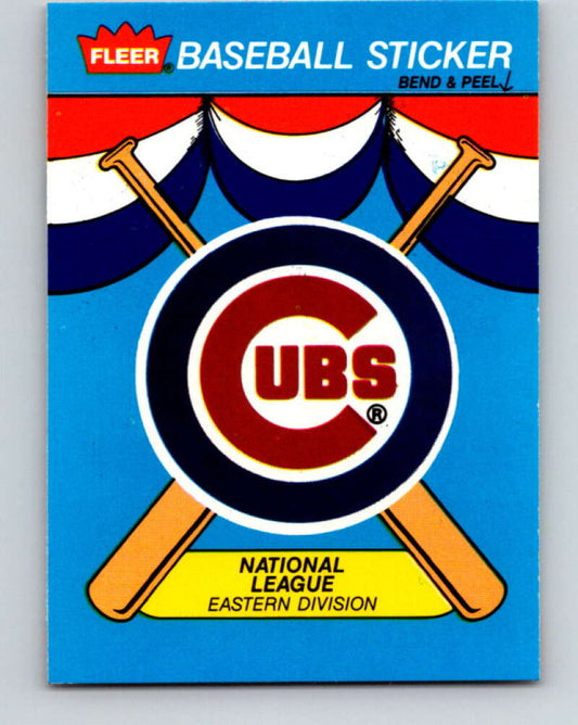 1989 Fleer Team Stickers #NNO Chicago Cubs Mint Chicago Cubs