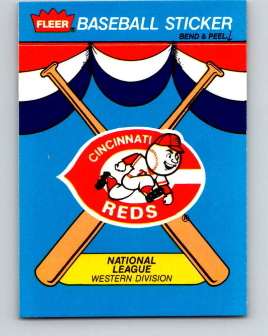 1989 Fleer Team Stickers #NNO Cincinnati Reds Mint Cincinnati Reds