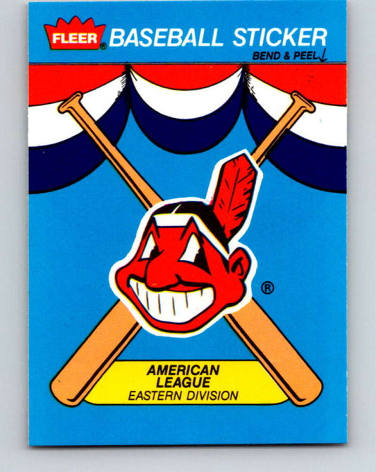1989 Fleer Team Stickers #NNO Cleveland Indians Mint Cleveland Indians