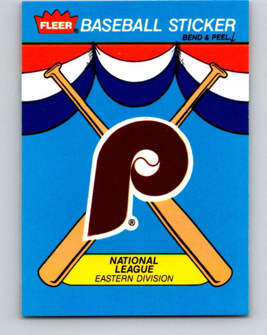 1989 Fleer Team Stickers #NNO Philadelphia Phillies Mint Philadelphia Phillies