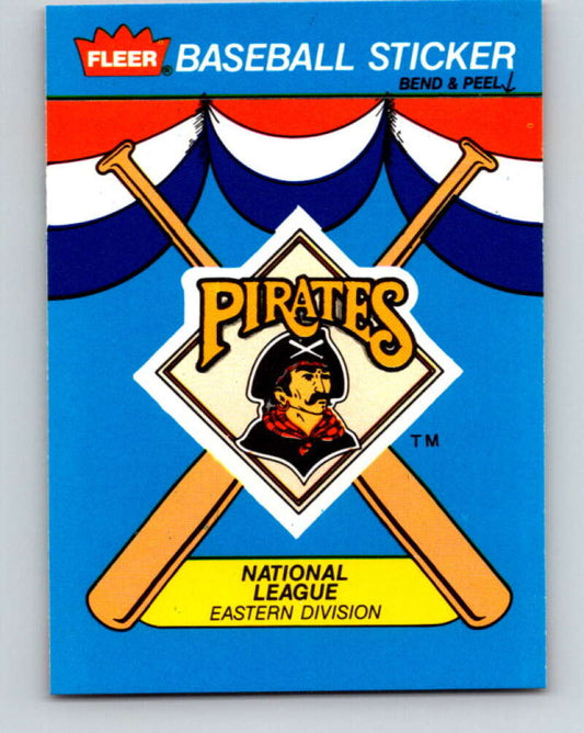 1989 Fleer Team Stickers #NNO Pittsburgh Pirates Mint Pittsburgh Pirates