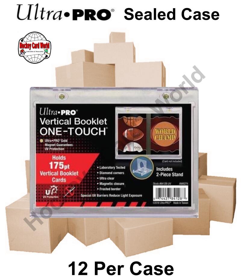 Ultra Pro 175pt One-Touch Vertical Double Booklet CASE - 12 Holders Per Case
