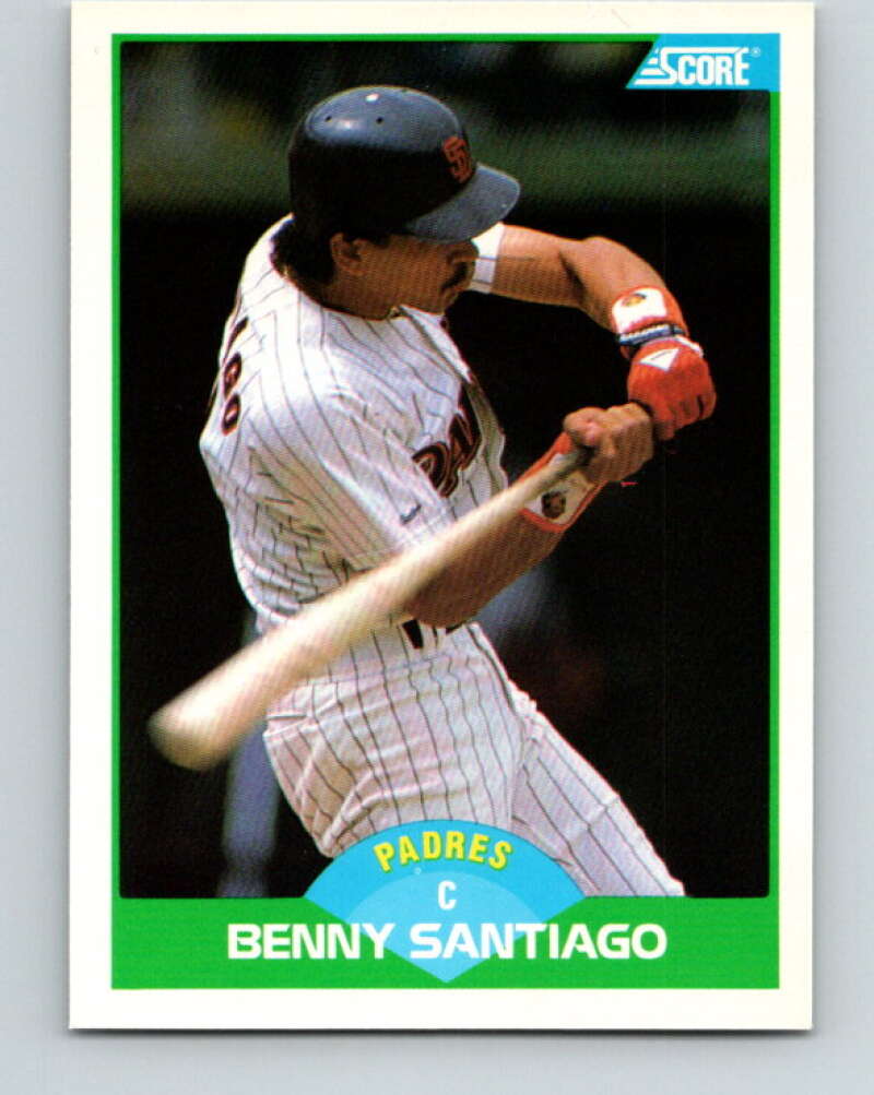 1989 Score #4 Benito Santiago Mint San Diego Padres