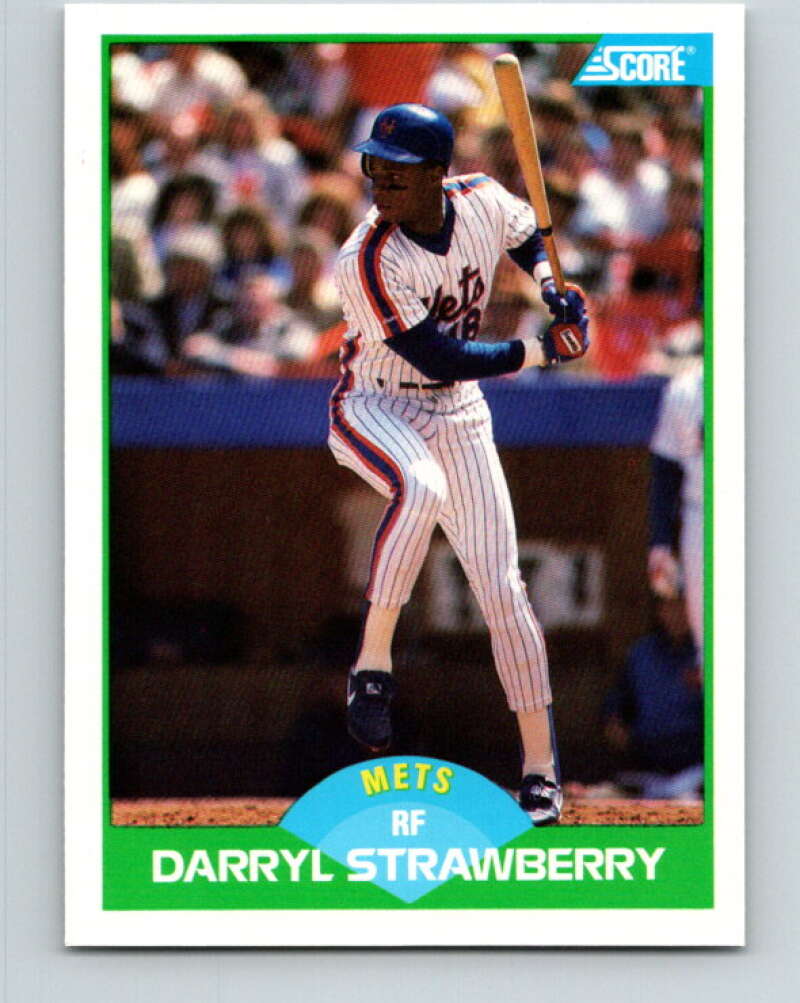 1989 Score #10 Darryl Strawberry Mint New York Mets