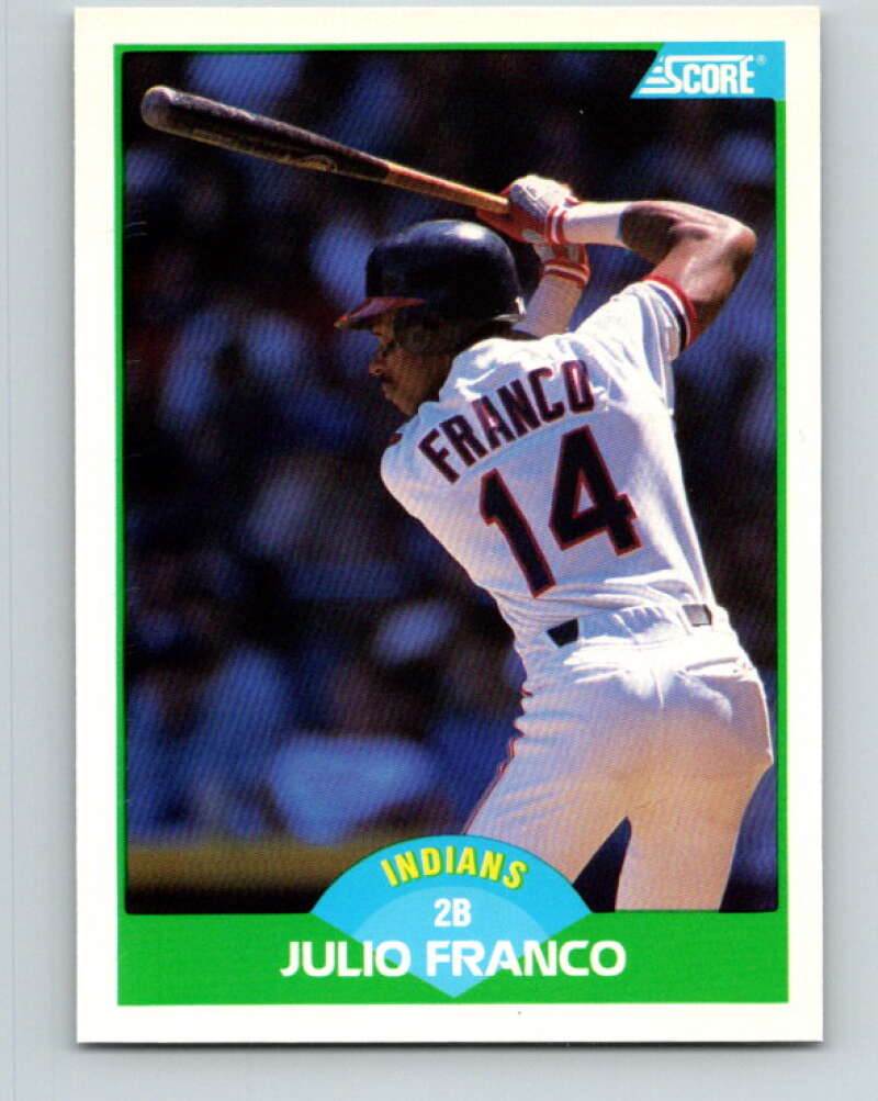 1989 Score #11 Julio Franco Mint Cleveland Indians