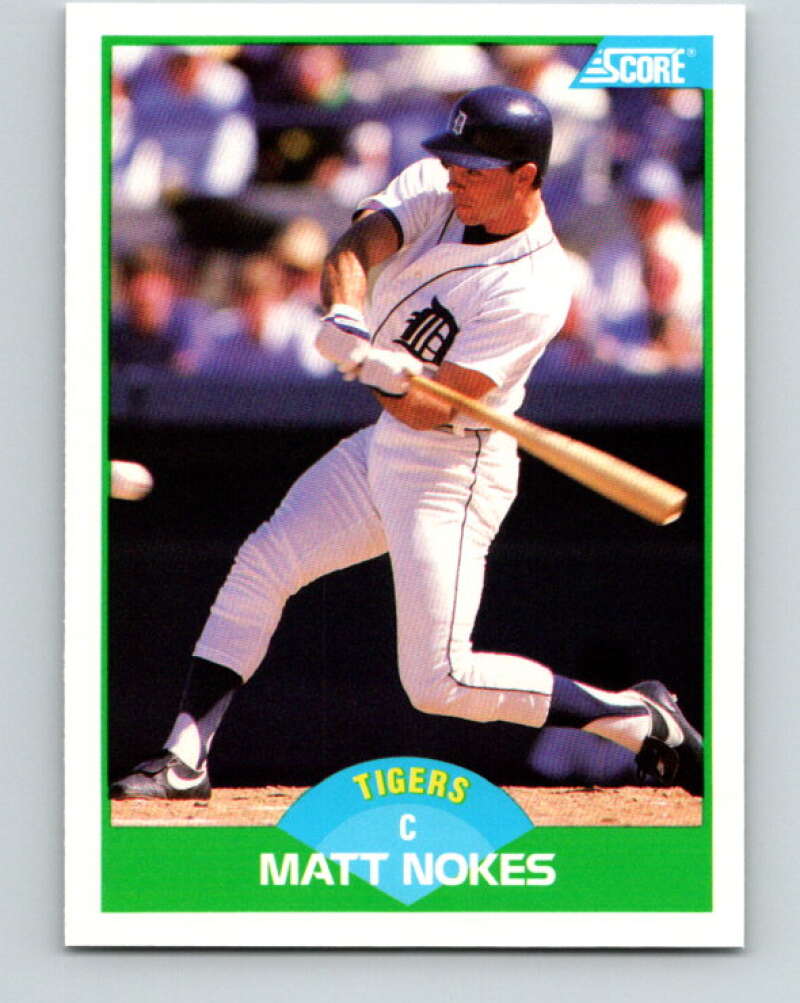 1989 Score #23 Matt Nokes Mint Detroit Tigers