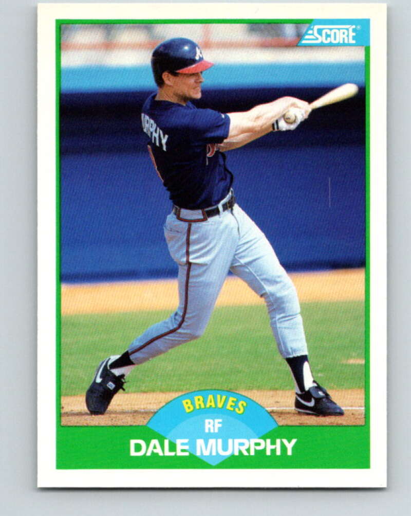 1989 Score #30 Dale Murphy Mint Atlanta Braves
