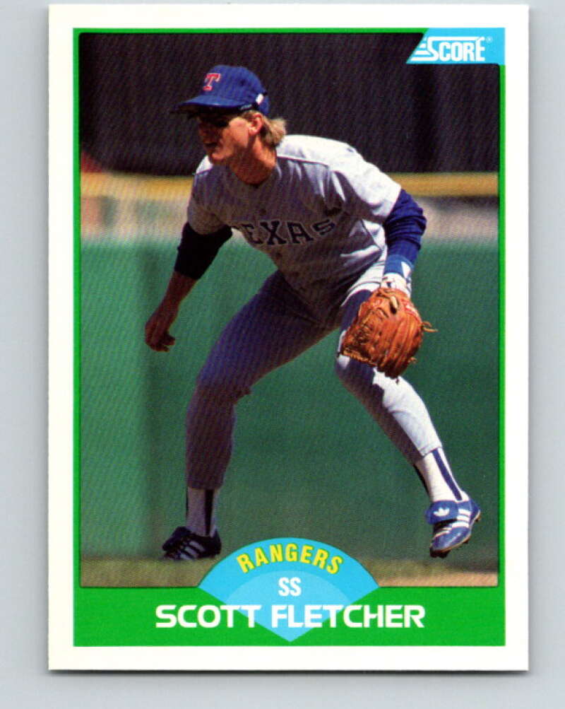 1989 Score #78 Scott Fletcher Mint Texas Rangers