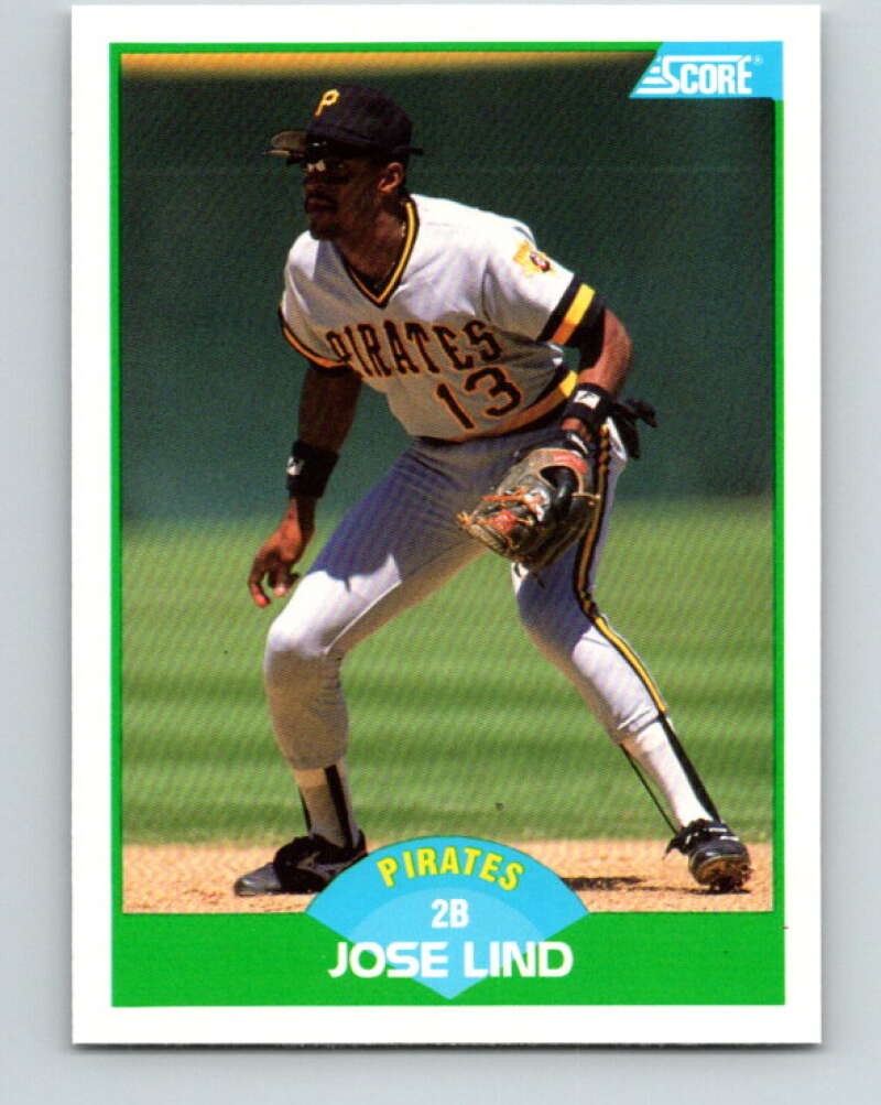1989 Score #87 Jose Lind Mint Pittsburgh Pirates