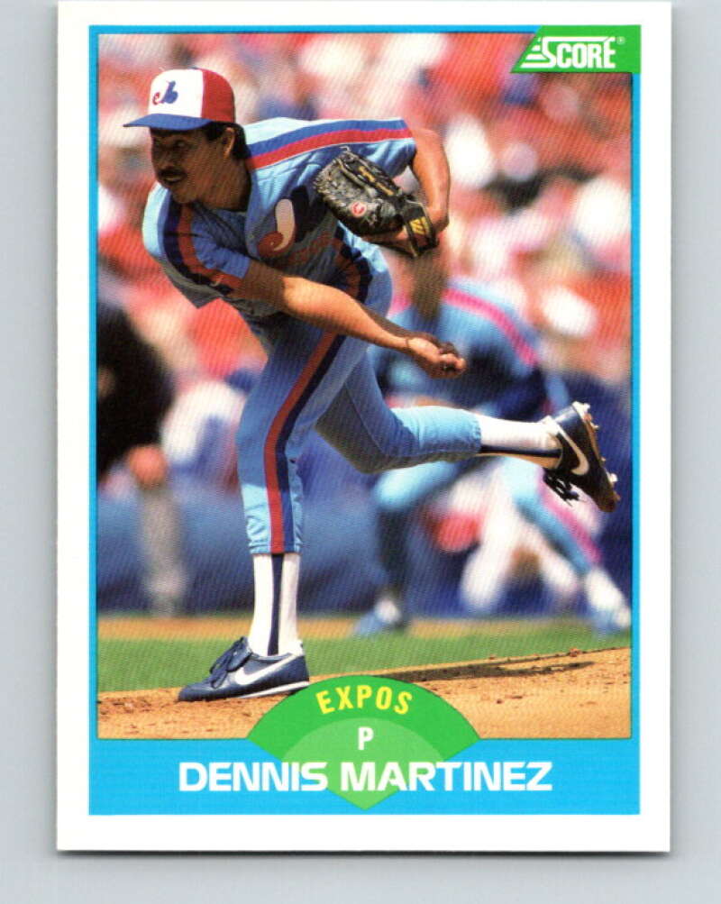 1989 Score #114 Dennis Martinez Mint Montreal Expos