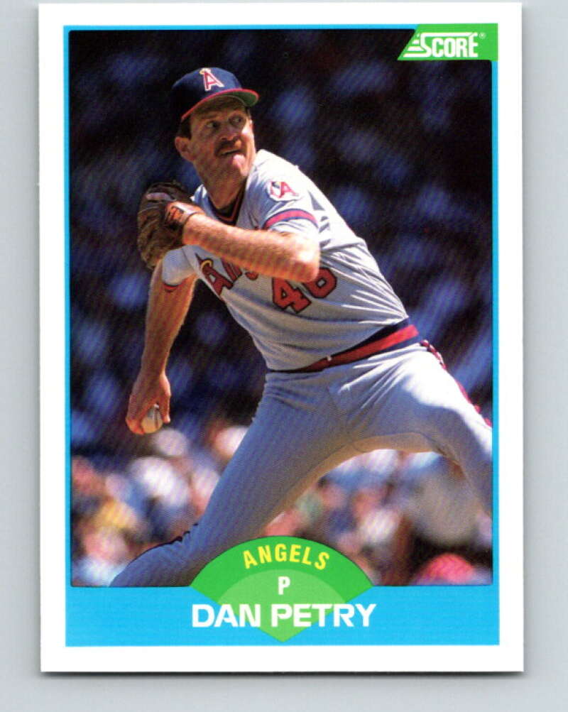 1989 Score #122 Dan Petry Mint California Angels