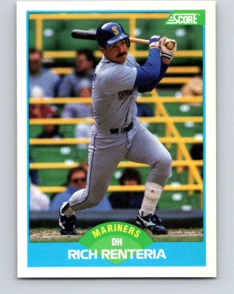 1989 Score #142 Rich Renteria Mint Seattle Mariners