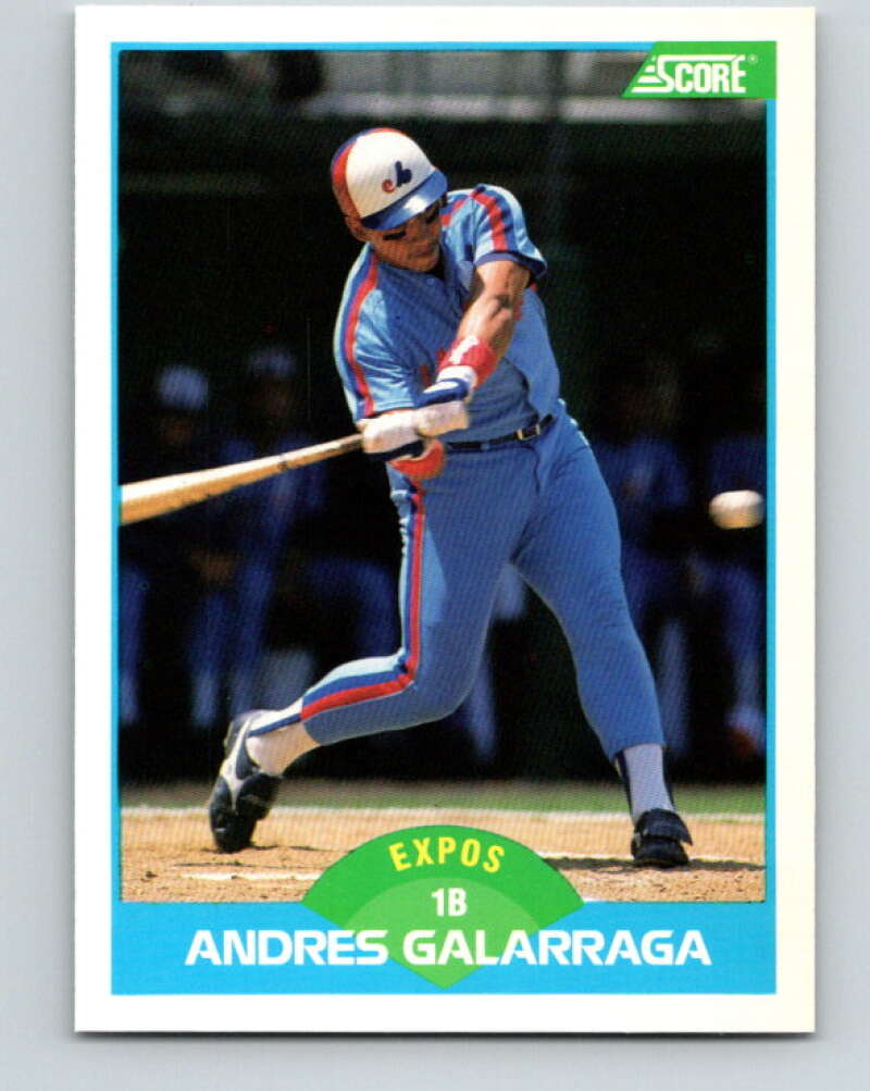 1989 Score #144 Andres Galarraga Mint Montreal Expos