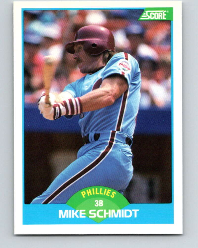 1989 Score #149 Mike Schmidt Mint Philadelphia Phillies