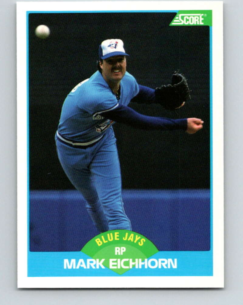 1989 Score #152 Mark Eichhorn Mint Toronto Blue Jays