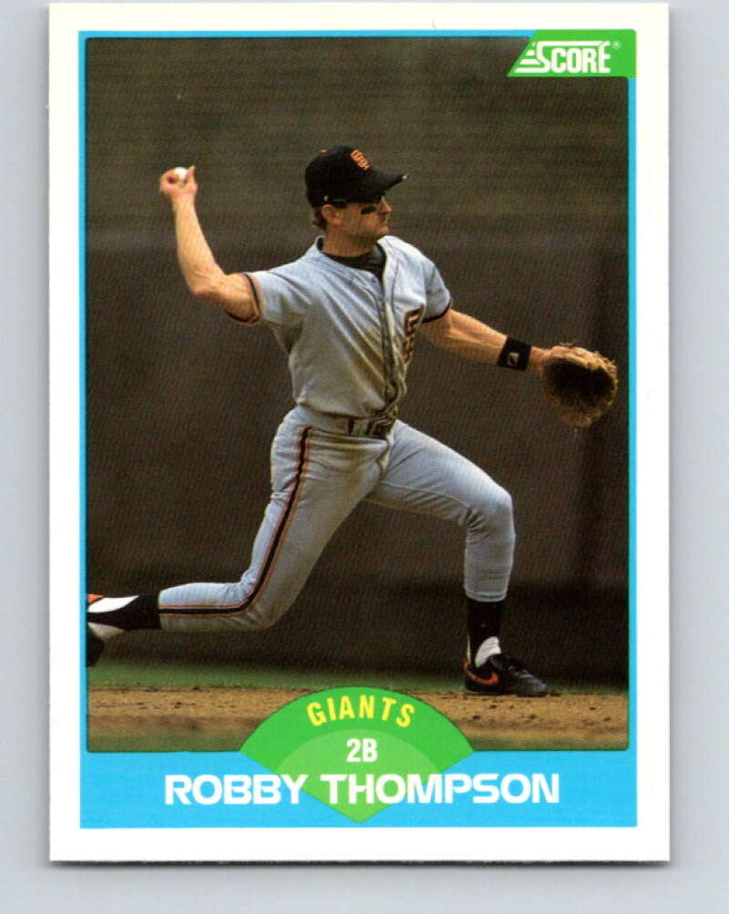 1989 Score #172 Robby Thompson Mint San Francisco Giants