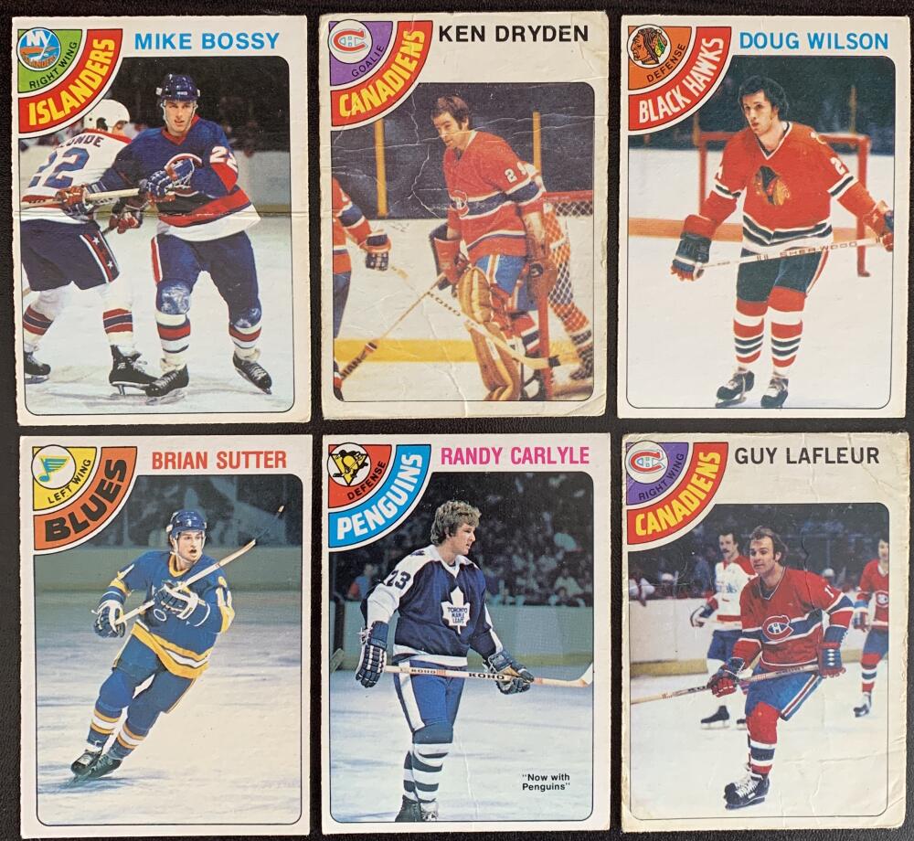 1978-79 O-Pee-Chee Complete Set 1-396 P-VG Vintage Hockey Bossy, Dryden ++ RC *0144