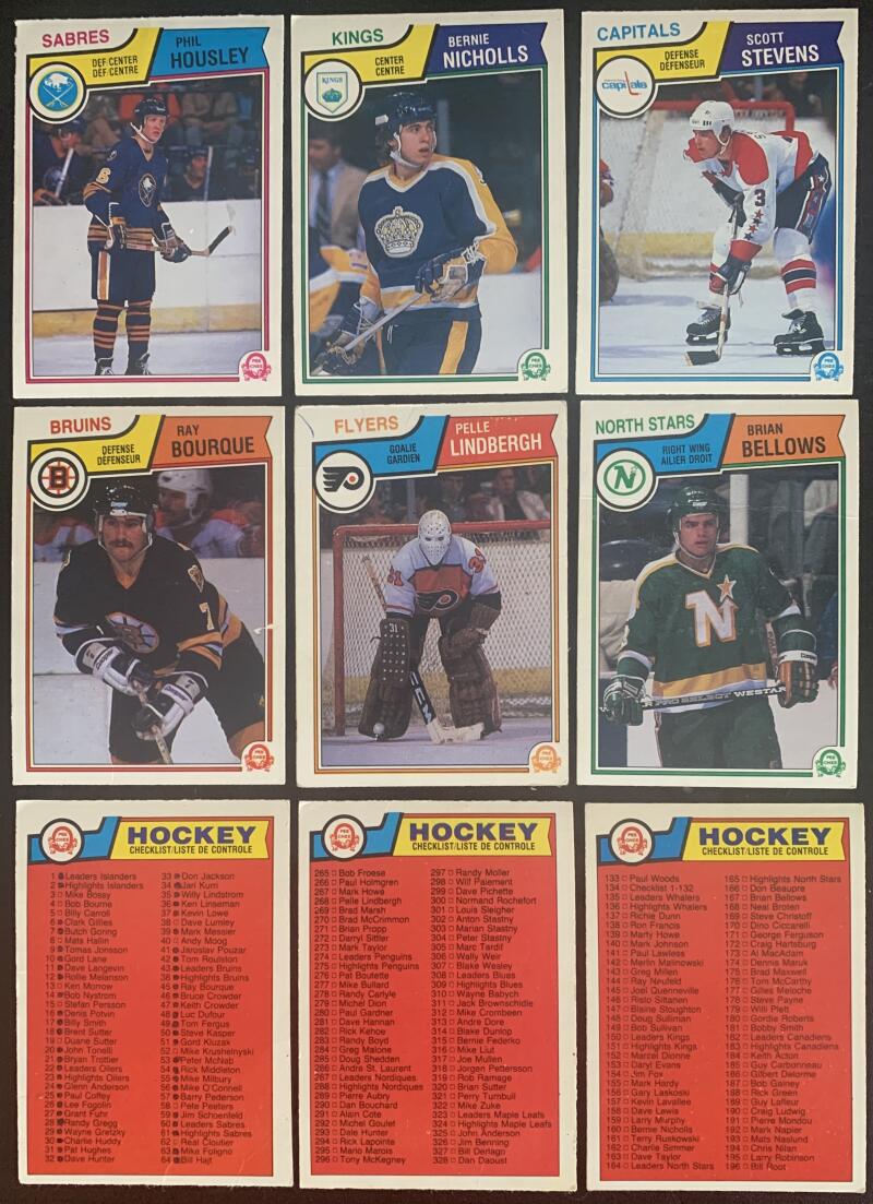 1983-84 O-Pee-Chee Complete Set 1-396 P-Vg Vintage Hockey *0148