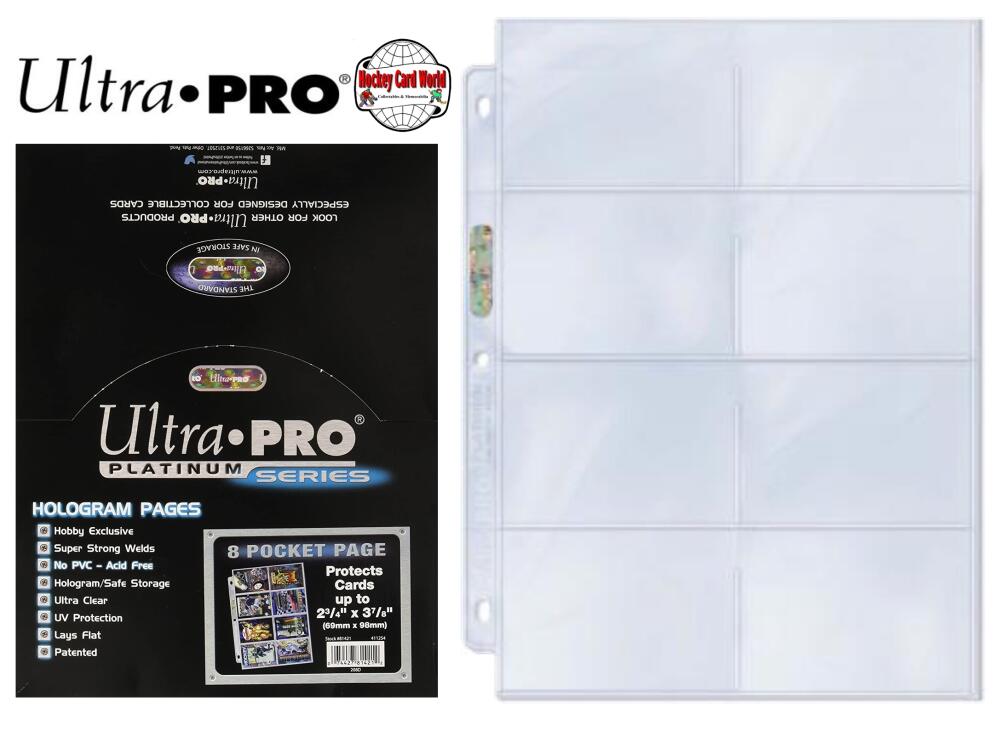 Ultra Pro Platinum Series 9-Pocket Pages - 100 x 9-Pocket Page