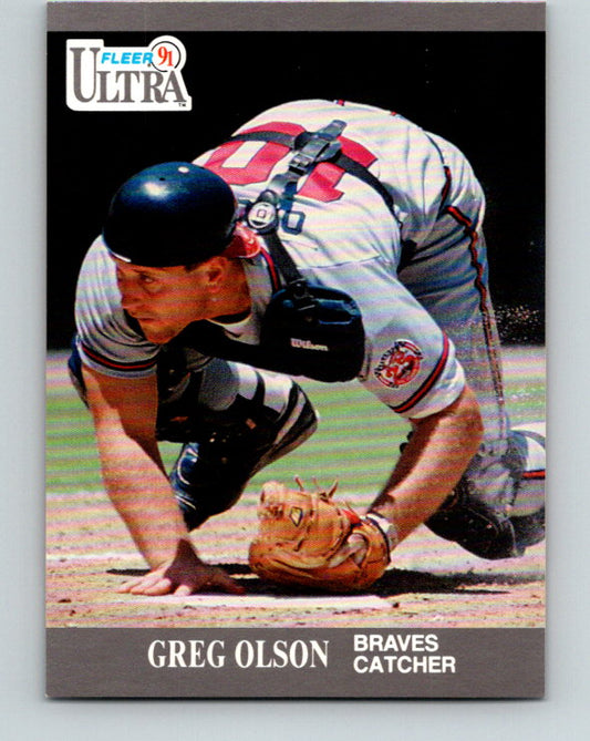 1991 Ultra #9 Greg Olson Mint Atlanta Braves