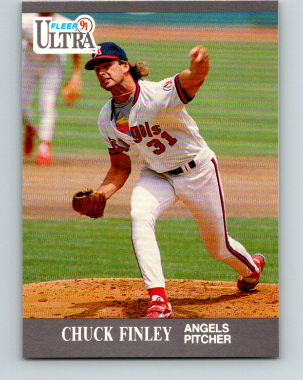 1991 Ultra #44 Chuck Finley Mint California Angels