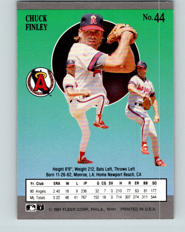 1991 Ultra #44 Chuck Finley Mint California Angels