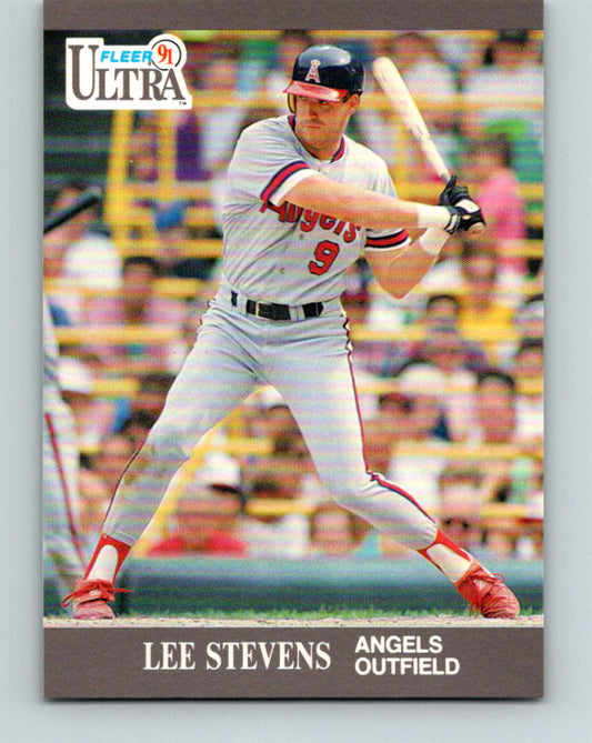 1991 Ultra #53 Lee Stevens Mint California Angels